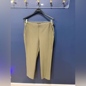 Rachel Zoe Cropped Slim Ankle Pants in Olive Green